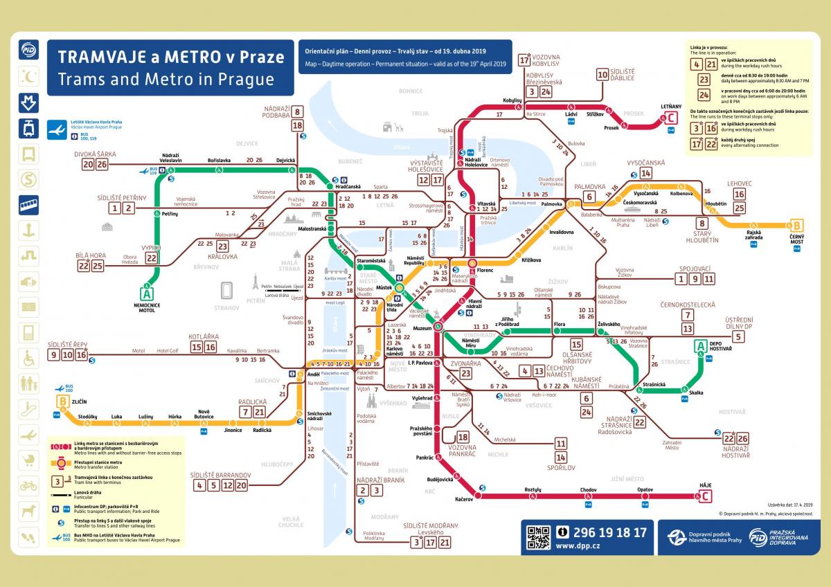 Mapa stanice metra